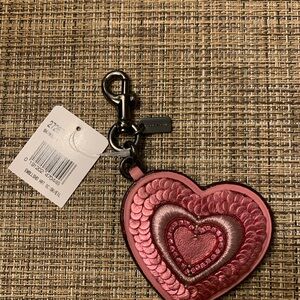 Pink Heart Keychain